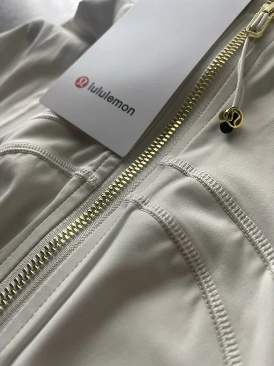 Lululemon Define Jacket + Align Leggings Set White Size 6 NWT - Picture 4 of 7